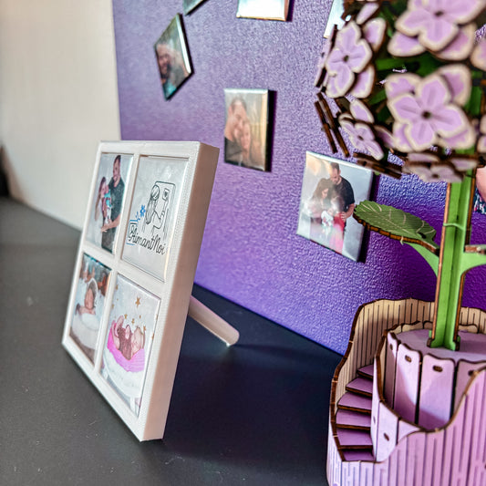 Cadre photos magnétique 2x2