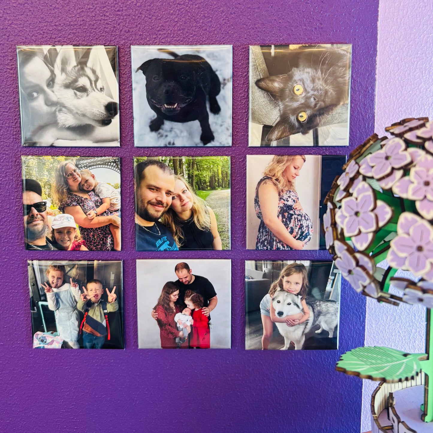 Magnets photos personnalisés